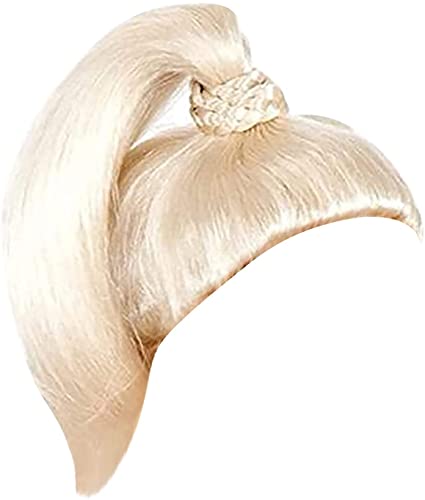 Tiiiopkvvv Haustier-Perücke, Rollenspiel, kleine Hunde, Haustierzubehör, Tanzzubehör, Hundedekoration, lustiges Haustier-Party-Kostüm, lange blonde Perücke von Tiiiopkvvv