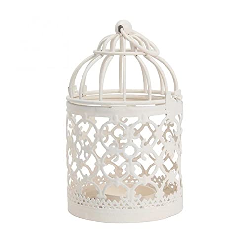 Tiiiopkvvv Runde Vogelkäfige Dekor Metall Wandbehang Vogelkäfig für kleine Vögel Indoor Outdoor Dekoration Weiße Vogelsitzstangen Tiiiopkvvv Runde Vogelkäfige Dekor Metall Wandbehang Vogelkäfig für kleine Vögel Indoor Outdoor Dekoration Weiße Vogelsitzstangen von Tiiiopkvvv