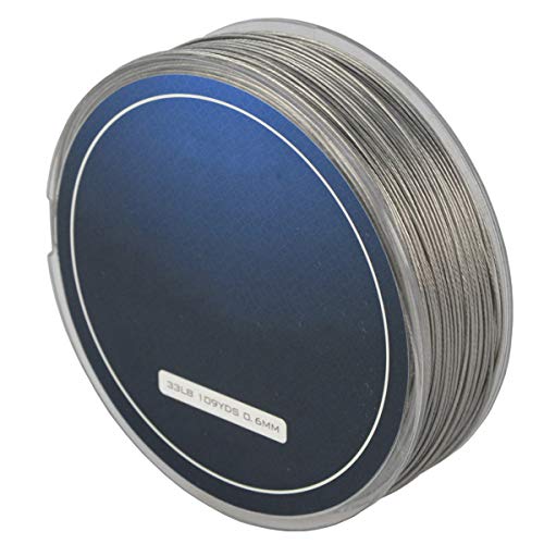 TikTako 100M Angeln Stahldraht Angelschnüre 7 Stränge weichen Draht Linien Abdeckung mit Plastikwasserdicht Durchmesser 0,6 mm 100M TikTako 100M Angeln Stahldraht Angelschnüre 7 Stränge weichen Draht Linien Abdeckung mit Plastikwasserdicht Durchmesser 0,6 mm 100M von TikTako
