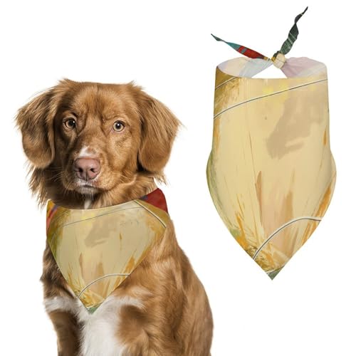 Hund Bandanas Aquarell-Ball Hundeschal Latztuch Für Haustiere Large: 70 * 30 cm Hund Bandanas Aquarell-Ball Hundeschal Latztuch Für Haustiere Large: 70 * 30 cm von Tilivyx