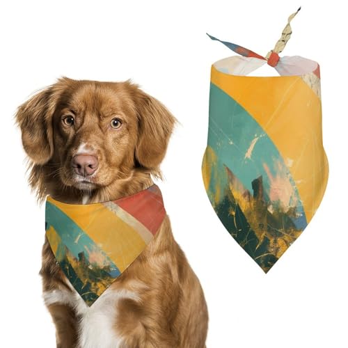 Hund Bandanas Aquarell-Ball Hundeschal Latztuch Für Haustiere Large: 70 * 30 cm Hund Bandanas Aquarell-Ball Hundeschal Latztuch Für Haustiere Large: 70 * 30 cm von Tilivyx