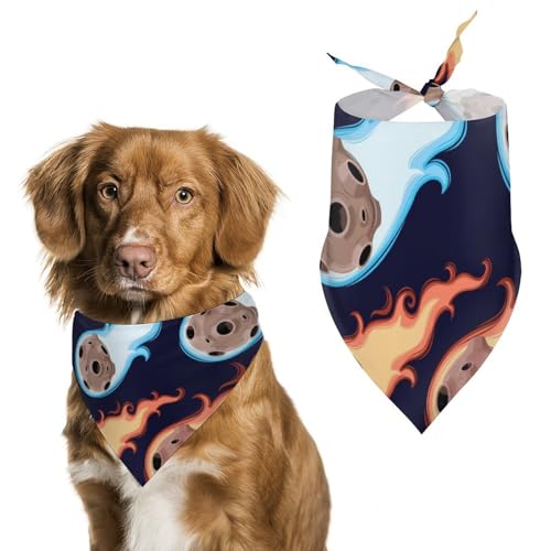 Hund Bandanas Bälle Muster Hundeschal Latztuch Für Haustiere Large: 70 * 30 cm Hund Bandanas Bälle Muster Hundeschal Latztuch Für Haustiere Large: 70 * 30 cm von Tilivyx