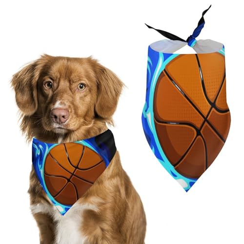 Hund Bandanas Basketball Ball Hundeschal Latztuch Für Haustiere Large: 70 * 30 cm Hund Bandanas Basketball Ball Hundeschal Latztuch Für Haustiere Large: 70 * 30 cm von Tilivyx