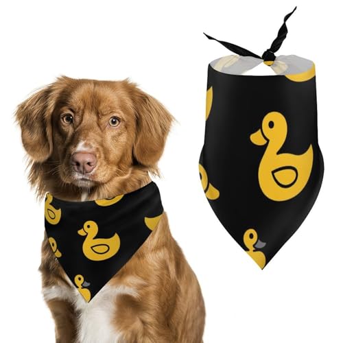 Hund Bandanas Cute Ducks Muster Hundeschal Latztuch Für Haustiere Large: 70 * 30 cm Hund Bandanas Cute Ducks Muster Hundeschal Latztuch Für Haustiere Large: 70 * 30 cm von Tilivyx
