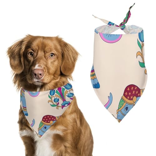 Hund Bandanas Elefanten Hundeschal Latztuch Für Haustiere Large: 70 * 30 cm von Tilivyx