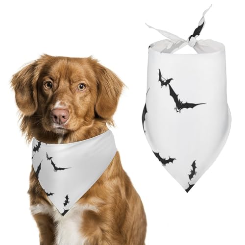Hund Bandanas Fledermäuse Muster Hundeschal Latztuch Für Haustiere Large: 70 * 30 cm von Tilivyx