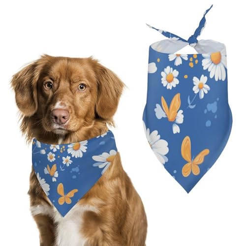 Hund Bandanas Gänseblümchen Gänseblümchen Blumen Hundeschal Latztuch Für Haustiere Large: 70 * 30 cm Hund Bandanas Gänseblümchen Gänseblümchen Blumen Hundeschal Latztuch Für Haustiere Large: 70 * 30 cm von Tilivyx