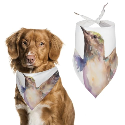 Hund Bandanas Kolibri Niedlicher Vogel Hundeschal Latztuch Für Haustiere Large: 70 * 30 cm Hund Bandanas Kolibri Niedlicher Vogel Hundeschal Latztuch Für Haustiere Large: 70 * 30 cm von Tilivyx