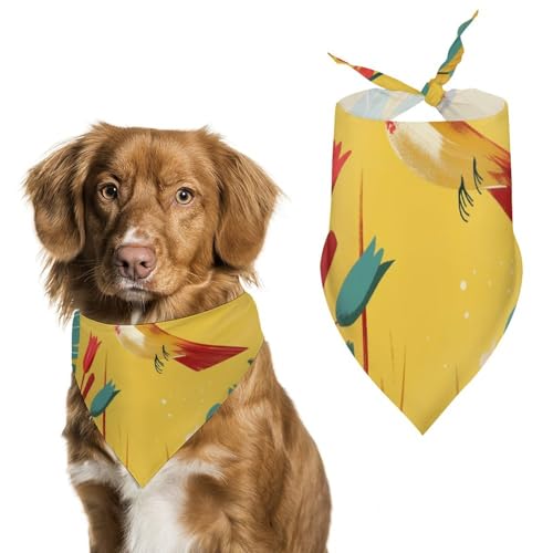 Hund Bandanas Kolibri Vogel Tropische Blätter Hundeschal Latztuch Für Haustiere Large: 70 * 30 cm Hund Bandanas Kolibri Vogel Tropische Blätter Hundeschal Latztuch Für Haustiere Large: 70 * 30 cm von Tilivyx