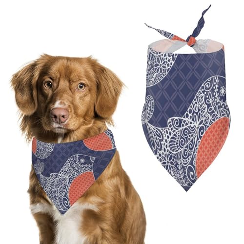 Hund Bandanas Lila Vögel Hundeschal Latztuch Für Haustiere Large: 70 * 30 cm Hund Bandanas Lila Vögel Hundeschal Latztuch Für Haustiere Large: 70 * 30 cm von Tilivyx