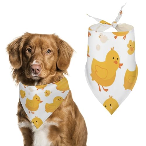 Hund Bandanas Niedliche Ente Muster Hundeschal Latztuch Für Haustiere Large: 70 * 30 cm von Tilivyx