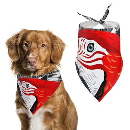 Hund Bandanas Papagei Vogel Hundeschal Latztuch Für Haustiere Large: 70 * 30 cm Hund Bandanas Papagei Vogel Hundeschal Latztuch Für Haustiere Large: 70 * 30 cm von Tilivyx