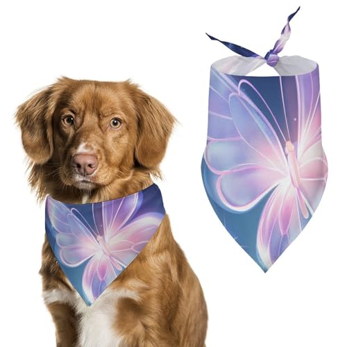 Hund Bandanas Schmetterlinge Hundeschal Latztuch Für Haustiere Large: 70 * 30 cm Hund Bandanas Schmetterlinge Hundeschal Latztuch Für Haustiere Large: 70 * 30 cm von Tilivyx