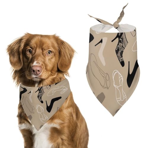 Hund Bandanas Schuhe Muster Hundeschal Latztuch Für Haustiere Large: 70 * 30 cm Hund Bandanas Schuhe Muster Hundeschal Latztuch Für Haustiere Large: 70 * 30 cm von Tilivyx