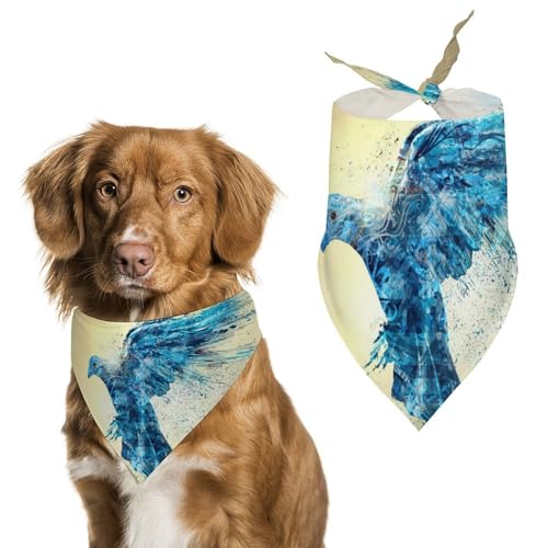 Hund Bandanas Vogel Hundeschal Latztuch Für Haustiere Large: 70 * 30 cm Hund Bandanas Vogel Hundeschal Latztuch Für Haustiere Large: 70 * 30 cm von Tilivyx