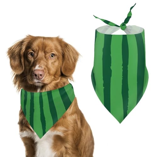 Hund Bandanas Wassermelone Grüner Druck Hundeschal Latztuch Für Haustiere Large: 70 * 30 cm Hund Bandanas Wassermelone Grüner Druck Hundeschal Latztuch Für Haustiere Large: 70 * 30 cm von Tilivyx
