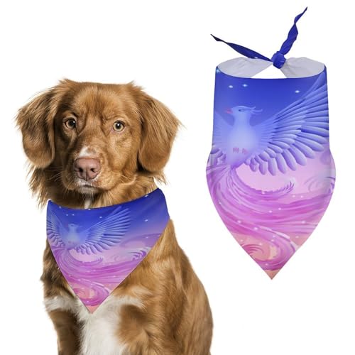 Hundehalstuch, Motiv: magischer Vogel, der Phönix, Größe L: 70 x 30 cm Hundehalstuch, Motiv: magischer Vogel, der Phönix, Größe L: 70 x 30 cm von Tilivyx