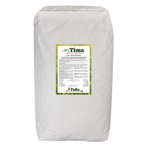Tima Chinchilla-Premium-Pellets 25 kg Sack (Hauptfutter) von Tima