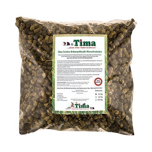 Tima Cornless Kräuterpellets für Meerschweinchen 2,5 kg (ohne Getreide!) von Tima