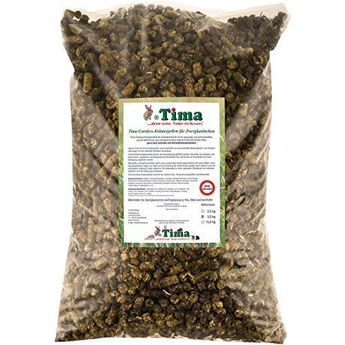 Tima Cornless Kräuterpellets für Zwergkaninchen 5 kg (ohne Getreide!) von Tima