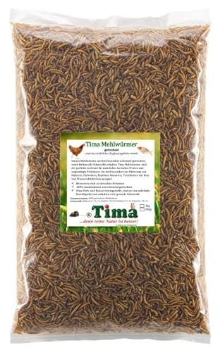 Tima Mehlwürmer 1kg getrocknet von Tima