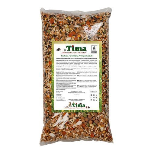 Tima Rattima 2,5 kg Rattenfutter für Farbratten von Tima