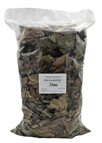 Tima Walnussblätter 1 kg, schonend getrocknet im Vorteilspack von Tima