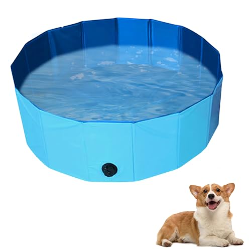 Timasser Katzenpool Mit Fischen, Katzenpool kKatzen Pool Katzen Pool Wassermatte Katze Katzen Wassermatte Katzen Wassermatte Katzen Wasserspielzeug (Blau-80 * 30cm) von Timasser