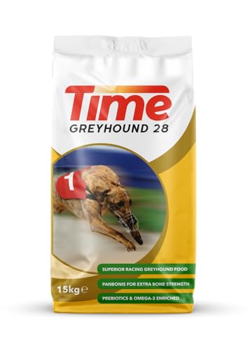 Time 28 Greyhound Whippet Hundefutter Trockenfutter 15kg für Windhunde von Time Greyhound 28