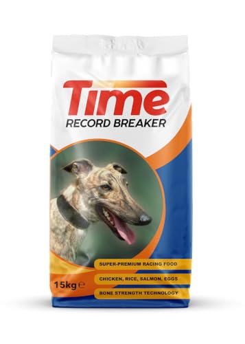 Time Record Breaker Greyhound Whippet Hundefutter Trockenfutter 15kg Windhunde von Time RECORD BREAKER