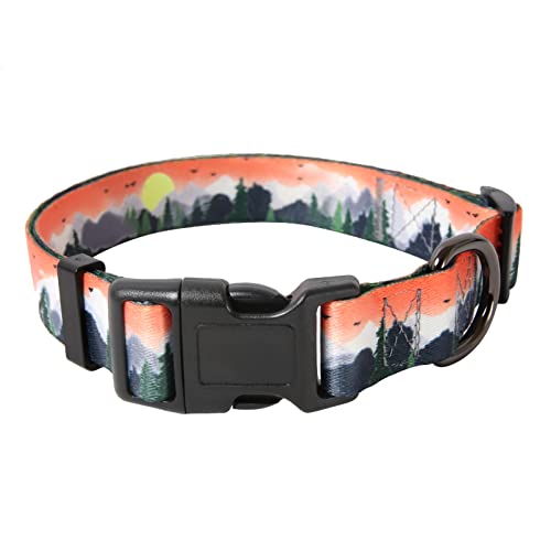 Timos Hundehalsband, verstellbar, weich, für kleine, mittelgroße und große Hunde, gemustert, Welpenhalsbänder mit Schnellverschluss-Schnalle für Jungen und Mädchen, Hündinnen, Größe S, Länge 24 - 37 Timos Hundehalsband, verstellbar, weich, für kleine, mittelgroße und große Hunde, gemustert, Welpenhalsbänder mit Schnellverschluss-Schnalle für Jungen und Mädchen, Hündinnen, Größe S, Länge 24 - 37 von Timos