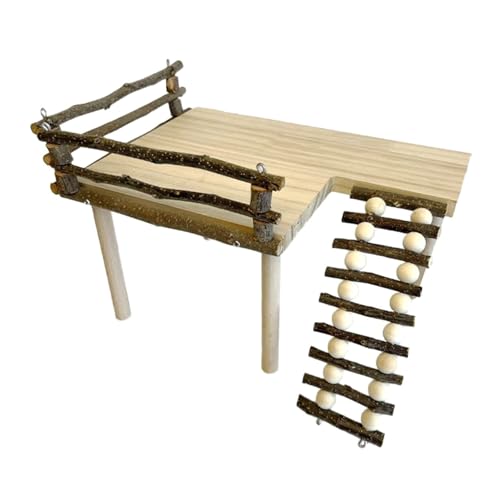 Haltbare Kletterstruktur aus Holz für Hamster und andere Kleintiere für Hamster und Bär Haltbare Kletterstruktur aus Holz für Hamster und andere Kleintiere für Hamster und Bär von TingHaoO