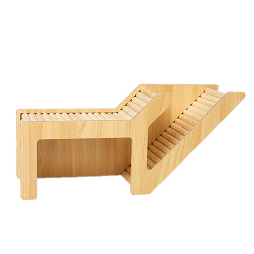 Hamster-Kletterleiter aus Holz, für Chinchillas und kleine Haustierkäfige, Dekoration, zum Schleifen von Möbeln von TingHaoO