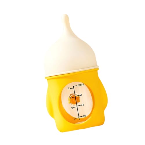 Milchflasche für Kätzchen, ohne Würgeventile, tragbares Zubehör für die sichere Fütterung von kleinen Haustieren, 80 ml von TingHaoO