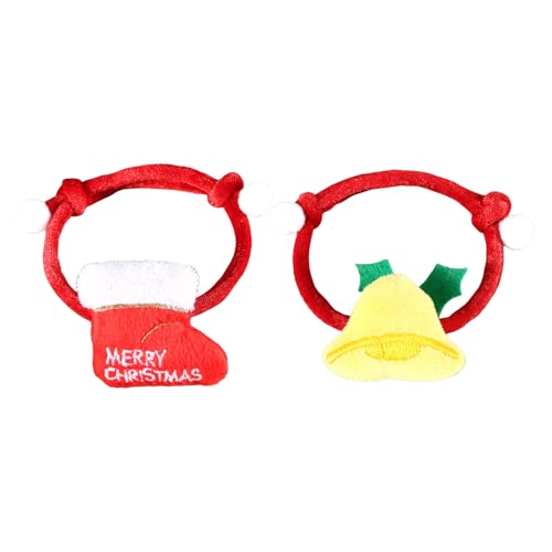 TingHaoO 2 Stück Plüsch Haustier Halsbänder Weihnachten Thema Hundehalsband Verstellbar Katzen Halsband Hund Halsbekleidung für Festival Urlaub Party TingHaoO 2 Stück Plüsch Haustier Halsbänder Weihnachten Thema Hundehalsband Verstellbar Katzen Halsband Hund Halsbekleidung für Festival Urlaub Party von TingHaoO