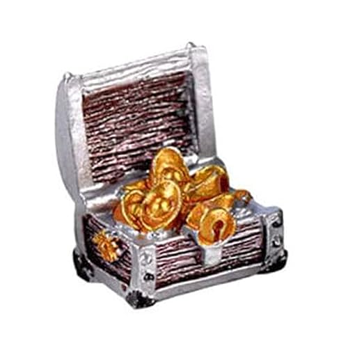 TingHaoO Kleine Schatztruhen Aquarium Dekorationen Terrarium Fisch Lebensraum Ornament Aquarium Unterwasser Modell Dekorationen klein von TingHaoO