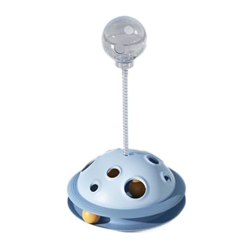 TingHaoO Lovely Cat Feeder Teasing Self Feeder Desktop Floor Exercise Playing Chasing Multifunctional Cat Track Toy TingHaoO Lovely Cat Feeder Teasing Self Feeder Desktop Floor Exercise Playing Chasing Multifunctional Cat Track Toy von TingHaoO