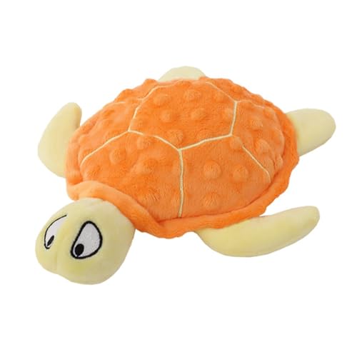 TingHaoO Quietschspielzeug für Hunde Molar für Welpen, Stofftiere, quietschende Schildkröte für aktives Haustier-Kauspiel TingHaoO Quietschspielzeug für Hunde Molar für Welpen, Stofftiere, quietschende Schildkröte für aktives Haustier-Kauspiel von TingHaoO