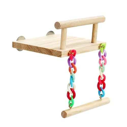 TingHaoO Schaukelspielzeug für Vogelsitzstange, Ständer, Schleifen, Kratzer, Sitzstange, Hängematte, Molar-Kauspielzeug für Papageien, Sittiche, Spielzeug, Vogel TingHaoO Schaukelspielzeug für Vogelsitzstange, Ständer, Schleifen, Kratzer, Sitzstange, Hängematte, Molar-Kauspielzeug für Papageien, Sittiche, Spielzeug, Vogel von TingHaoO
