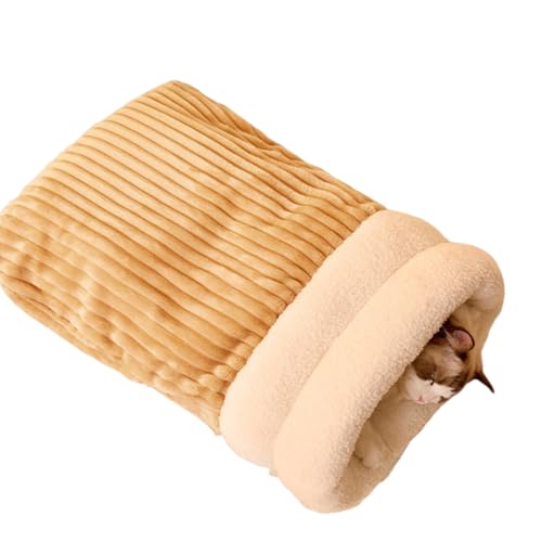 TingHaoO Warmer Fleece-Schlafsack für Katzen, groß, Haustier-Schlafbett für Innenwärme, bequemer Katzen-Ruhesack mit dicken Einsätzen TingHaoO Warmer Fleece-Schlafsack für Katzen, groß, Haustier-Schlafbett für Innenwärme, bequemer Katzen-Ruhesack mit dicken Einsätzen von TingHaoO