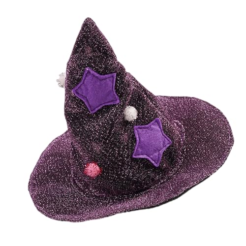TingHaoO Weicher Fashiona-Hut, Gothicismus, Hexenkostüm, Outdoor-Aktivität, Haustierhut für Kätzchen und Welpenpartys TingHaoO Weicher Fashiona-Hut, Gothicismus, Hexenkostüm, Outdoor-Aktivität, Haustierhut für Kätzchen und Welpenpartys von TingHaoO