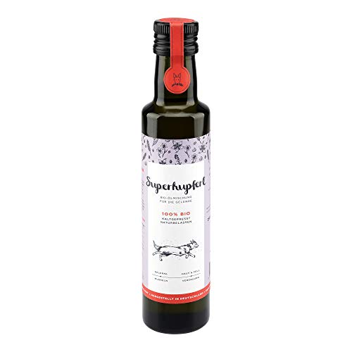 Tinka Green Superhupferl Vital-Ölmischung für Hunde in 100% Bio-Qualität (250 ml) DE-Öko-001 von Tinka Green