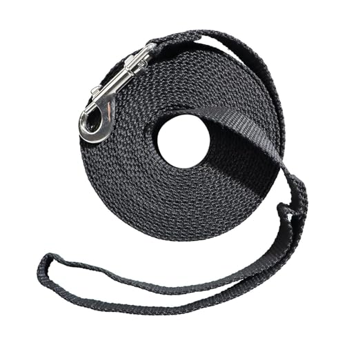 1 Streifen Lange Nylonleine, Trainingsleine für Hunde, Doppelgriff-Hundeleine, Multifunktionale Hundeleine Trainieren, Nylon-Trainingsleine für Hunde, Hunde-Gehorsamkeitsleine, für Hundeleine von Tinkber