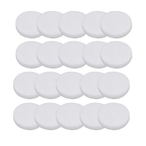 Tinoaly 20stk Wasserfilter-Polierpads für Fluval Fx4 Fx5 Fx6, 18x2,2cm Feine Fasern Aquarium-Wasserpad Kanisterfiltermedium Filterpads Praktische Ersatzteile und Zubehör(Weiß) von Tinoaly