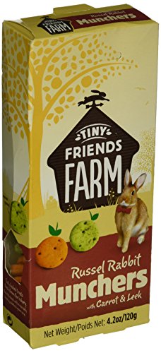 Supreme Russel Rabbit Carrot and Leek Crunchers 80g von Tiny Friends Farm