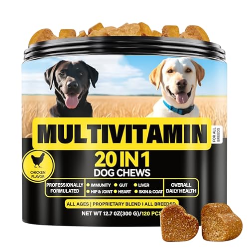 Hund Nahrungsergänzungsmittel, 300g Verdauungsergänzung, Kauartikel Mit 120 Stück Zur Förderung Der Verdauung Gelenke Und Hautfell Hund Nahrungsergänzungsmittel, 300g Verdauungsergänzung, Kauartikel Mit 120 Stück Zur Förderung Der Verdauung Gelenke Und Hautfell von Tioheam