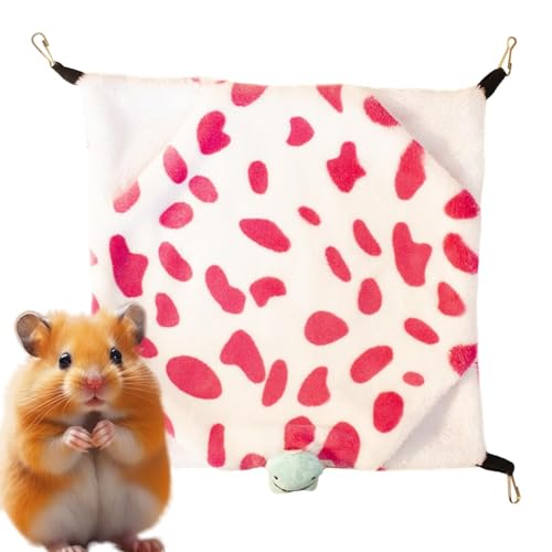 Tioheam Hamsterhütte,Hamsterhängematte | Winterschlafhaus,Warmes Eichhörnchenkäfignest aus Baumwolle, gemütliches Kleintierbett für Hamster, Eichhörnchen, Streifenhörnchen Tioheam Hamsterhütte,Hamsterhängematte | Winterschlafhaus,Warmes Eichhörnchenkäfignest aus Baumwolle, gemütliches Kleintierbett für Hamster, Eichhörnchen, Streifenhörnchen von Tioheam
