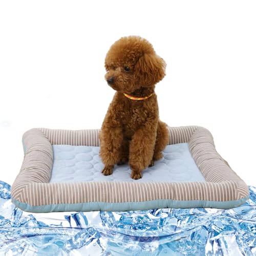 Tioheam Hundekühlmatte, Kühlmatte Für Haustiere, Verschleißfest Schlafkissen Für Kühle Hundehütten Für Hunde Welpen Kaninchen Kleintiere Tioheam Hundekühlmatte, Kühlmatte Für Haustiere, Verschleißfest Schlafkissen Für Kühle Hundehütten Für Hunde Welpen Kaninchen Kleintiere von Tioheam