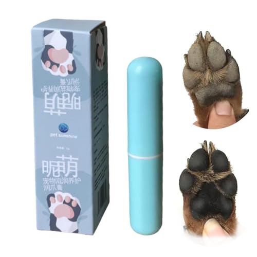Tioheam Pfotenpflegecreme, Pfotenbalsam Stick - Feuchtigkeitscreme Balsam Reise ruhig für Katze & Hund - 3G -Haustierzubehör für heiße Pflaster, Sand, Schmutz, Schnee unter Bedingungen der extremen Tioheam Pfotenpflegecreme, Pfotenbalsam Stick - Feuchtigkeitscreme Balsam Reise ruhig für Katze & Hund - 3G -Haustierzubehör für heiße Pflaster, Sand, Schmutz, Schnee unter Bedingungen der extremen von Tioheam