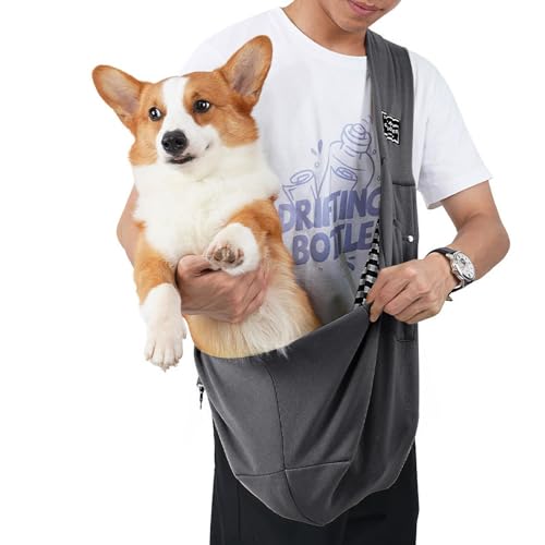 Tioheam Welpentrage-Geldbörse, Hundetrage-Welpentrage | Hunde-Reisetragetasche | Atmungsaktive Hundetragetasche, Welpentragetasche zum Einkaufen, Wandern von Tioheam